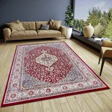 HANSE HOME Mochi rot, B:120cm H:8mm L:170cm, Jute, Polyester, Polypropylen (PP), Teppiche, Teppich, Läufer, Orientalisch, Kurzflor, Wohnzimmer, Schlafzimmer, Esszimmer,