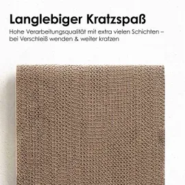LucyBalu SCRATCHPAPER Katzen Kratzpappe weiß