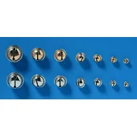 Glorex  Rollenglöckchen Bastelperlen 15 mm goldfarben 8 Stück