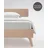 Jersey 90 x 200 - 100 x 220 cm naturweiß