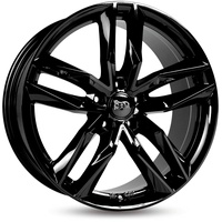 Mam Baby MAM RS3 Black Painted 7x16 ET45 - LK5/114.3 ML72.6 Alufelge schwarz