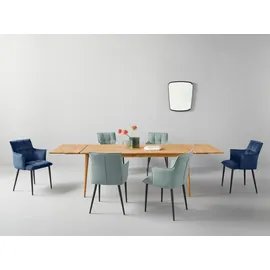 Andas Esstisch »Toarp«, Massivholz Eiche Esszimmertisch im Scandi Look, FSC zertifiziert