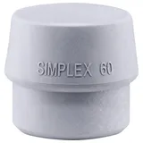 Halder SIMPLEX Kopf-Ø 60mm TPE-mid grau