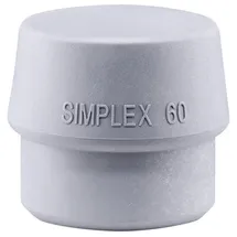 Halder SIMPLEX Kopf-Ø 60mm TPE-mid grau