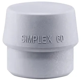 Halder SIMPLEX Kopf-Ø 60mm TPE-mid grau