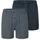 SCHIESSER Boxershorts gestreift blau 8 2er Pack