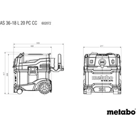 Metabo AS 36-18 L 20 PC-CC