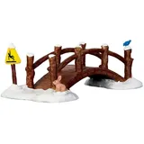 Lemax Split Rail Footbridge Weihnachtsdorf Winterdorf