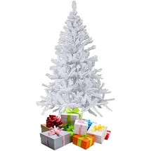 Mojawo Weihnachtsbaum 180 cm inkl Ständer Weiß