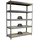Proregal Schwerlastregal Wood Yeti Five HxBxT 200 x 180 x 75 cm Fachlast 400 kg Grau