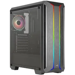 Aerocool PC Gehäuse Skyline ARGB Midi-Tower Schwarz
