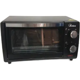 Ardes - AR6211B Elektrischer Kleinbackofen Fassungsvermögen 10 Liter Mit Innenbeleuchtung Regulierbarem Thermostat und Timer mit doppeltem Glas Automatischer Abschaltung - Mit Zubehörteilen