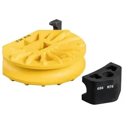 Biegesegment +Gleitstück ø24 R75