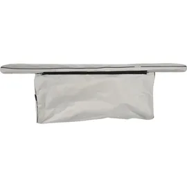 Nemaxx NEMAXX® Sitzbanktasche 87 cm mit Polsterauflage – Sitzpolster & abnehmbare Stauraumtasche – Bootstasche für 330 cm – Hellgrau/Schwarz