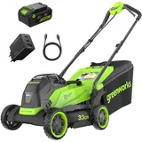 Greenworks 24V Akku-Rasenmäher 33 cm inkl. 1 x 4,0 Ah