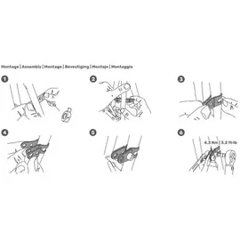Tubus Schellen-Adapterset 21-22 mm Adapter Silber