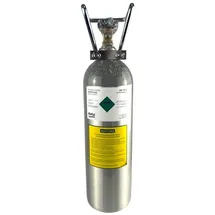 bietal Gaskartusche CO2 Kohlensäureflasche Flasche ALU BieTal® Getränke gefüllt 2 kg E290, 2 KG Kohlensäure für Lebensmittel nach E290 grau|silberfarben