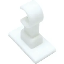 GARDINIA "für Caféhausstange Ø 12 mm", weiß, Ø:1,2cm, Gardinenstangenhalterungen, Serie Caféhausstange California Ø 10/12 mm