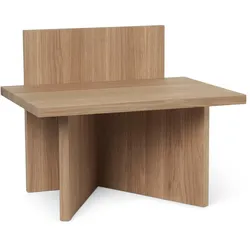 Ferm Living - Oblique Hocker/ Ablage, Eiche matt lackiert
