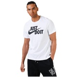 Nike Sportswear JUST DO IT T-Shirt Herren 100 white/black XXL