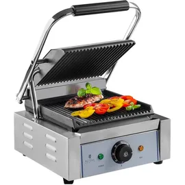 Royal Catering Kontaktgrill geriffelt 1800 W