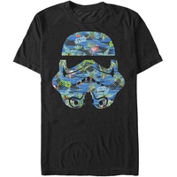 Star Wars Herren Hula Helmet Graphic T-shirt, Schwarz, L