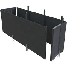 SKANHOLZ Abstellraum zum Unterbau C5 bis 550 cm schiefergrau