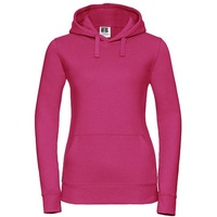RUSSELL Ladies` Authentic Hooded Sweat, Fuchsia, XL