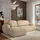 masseno Ecksofa MODENZA Polyester 2-Sitzer Creme