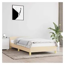 vidaXL Bettgestell 90 x 200 cm Creme
