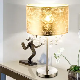 ETC Shop Tischleuchte Kristalldekor Klar