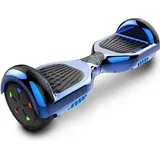 GiGaBlue Evercross Elektro Hoverboard Blau (6,5, ab 6 Jahre, LED Radlicht, Bluetooth-Lautsprecher)