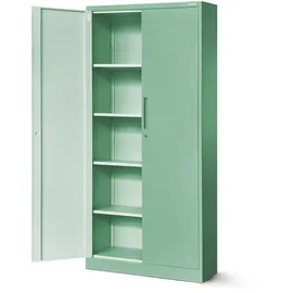 Jan Nowak C001H Aktenschrank 195 x 90 x 40 cm Pastellgrün