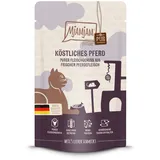 MjAMjAM - Quetschie - purer Fleischgenuss - köstliches Pferd pur 125g Beutel Katzennassfutter 12 x 125 Gramm pur