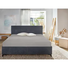 Primera Spannbettlaken Mako-Jersey 120 x 200 cm grau