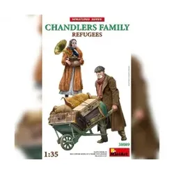 1:35 Figuren Reisende Händler mit Gepäck (2)