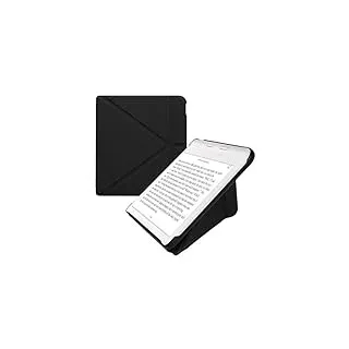 kwmobile Hülle kompatibel mit Kobo Kobo Libra Colour/Tolino Vision Color Hülle - Kunstleder Case - eReader Schutzhülle - Cover Schwarz