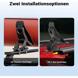 Wiltec Dachträger Set für Kajaks & SUP-Boards