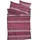 Casatex Alfredo Streifendesign Rot 135 x 200 cm + 80 x 80 cm