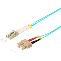 ShiverPeaks S/CONN maximum connectivity 3m LC/SC 50/125μ, OM3 aqua,