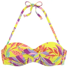 s.Oliver Bikini-Top Damen Gelb/Mehrfarbig 36 Cup A