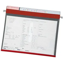 BOI Patienten-Dokumentations-Hängemappe 2-Ringe PMH2R rot Boden: 2,5 cm, 1 St.