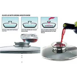 ZILNER Topf-Set 17-tlg. Kochtopf + Kasserolle