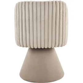 Hela Drehstuhl BARI Polyester beige 2er Set