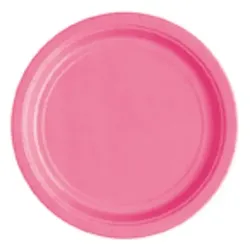 8 runde Teller pink