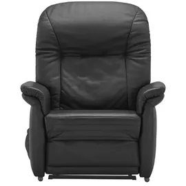 HIMOLLA Sessel 7706 Leder 101 x 112 x 101 cm Schwarz elektrisch