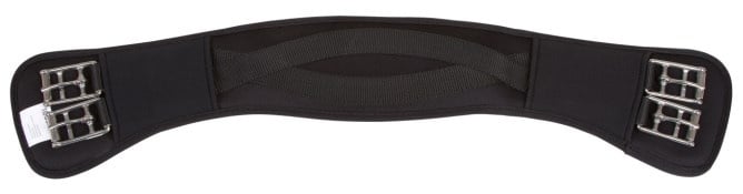 Covalliero Kurzgurt aus Synthesekautschuk mit Rollschnallen schwarz, Größe: 60 cm