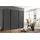 luma-home Schwebetürenschrank 3-türig 250 x 216 x 65 cm Anthrazit