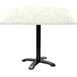 Restootab Tisch Bazila 90x90cm - Modell Terrazzo Cassata