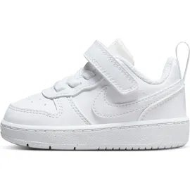 Nike Court Borough Low Recraft (TD) Sneaker, White/White-White, 25